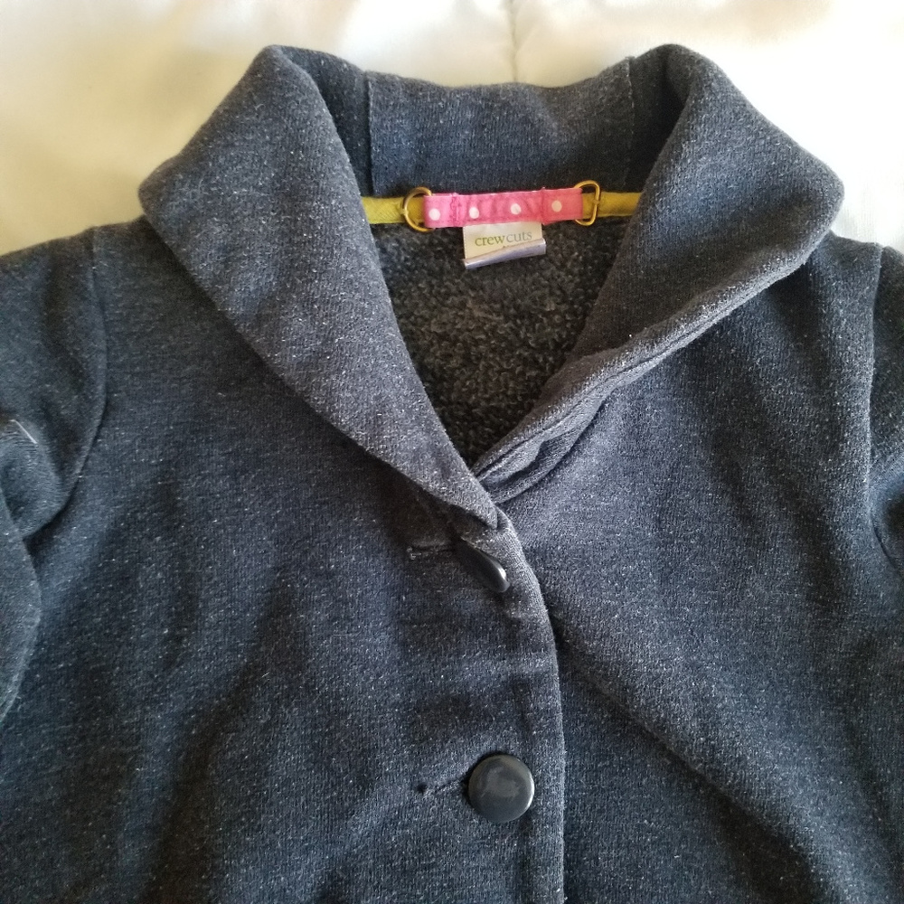 Gently Worn Crew Cuts Girls' Button Up Sweater